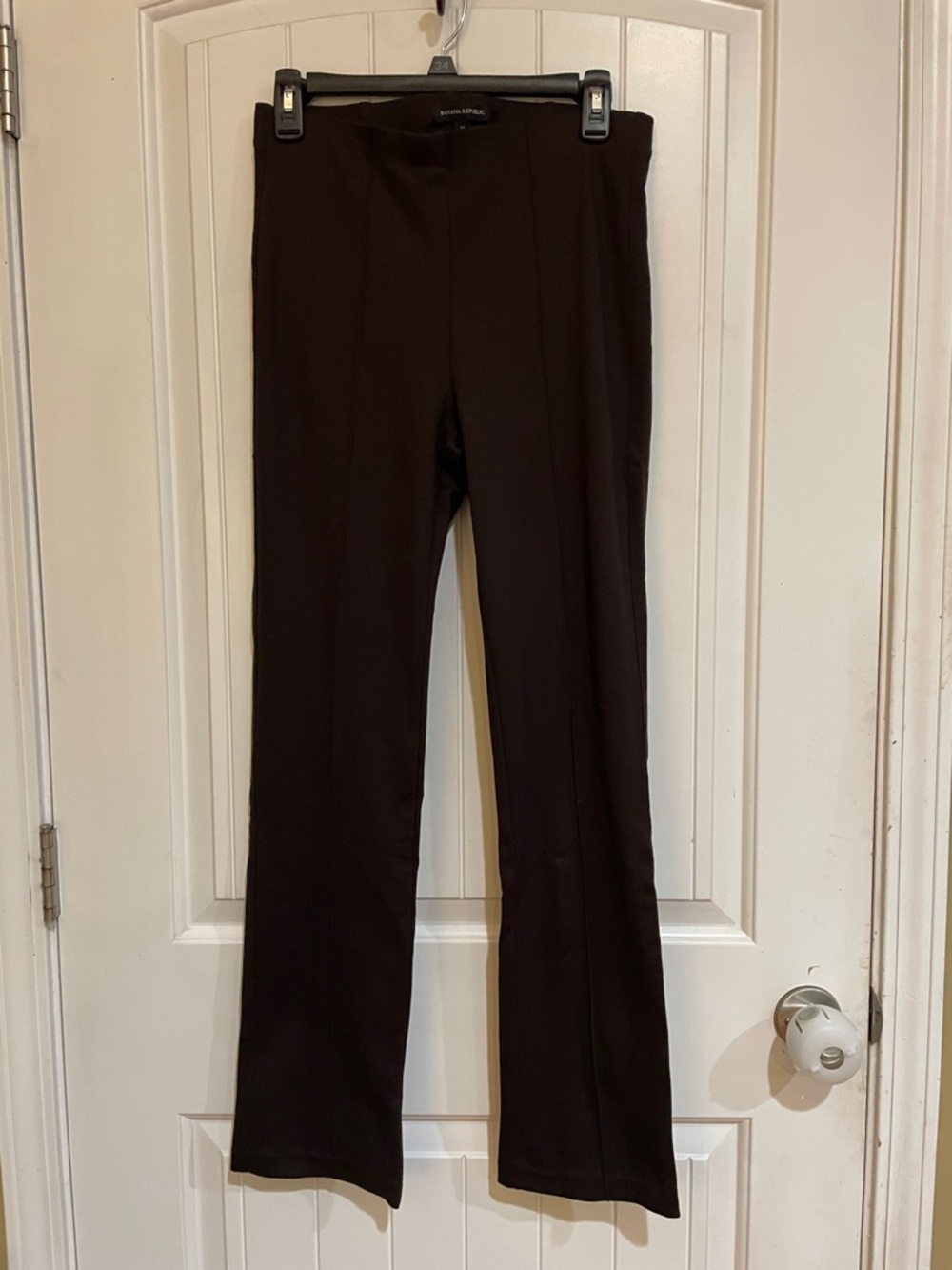 Banana Republic size M pull on black dress pants EUC